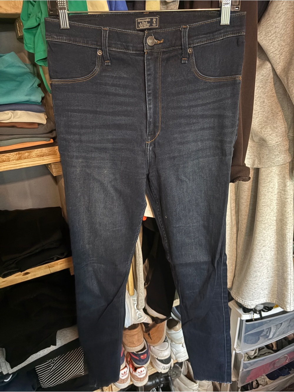 Abercrombie & Fitch Women’s Skinny Jeans - Dark Blue